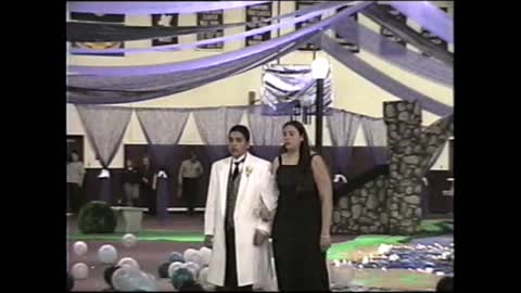 2000-01 WPHS Vids 069 Prom 035 Grand March Couple 08 by Glenn Strader