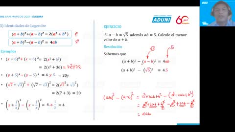 SM semana 05 álgebra