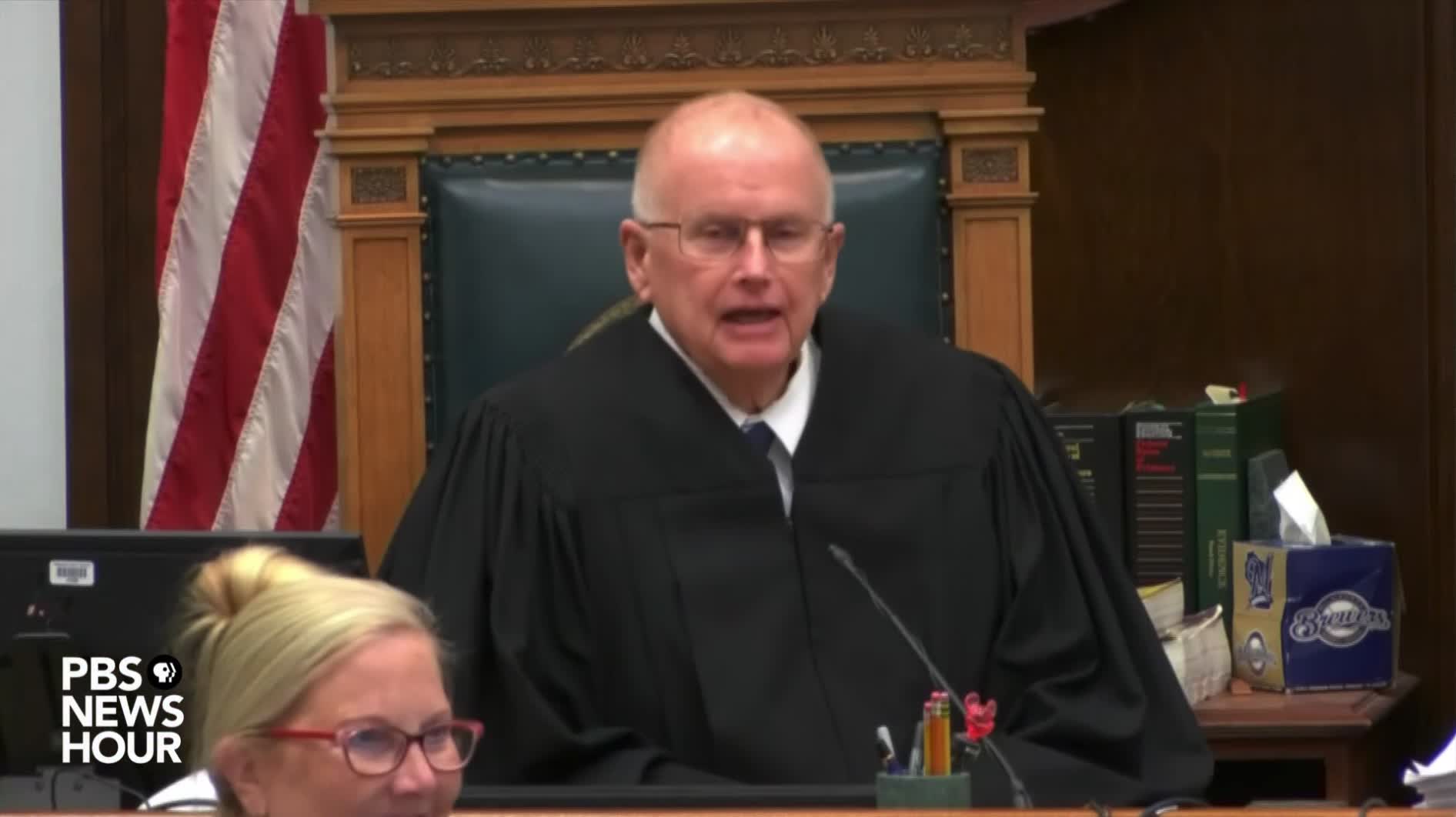 The jury in the Rittenhouse trial is retiring for the evening