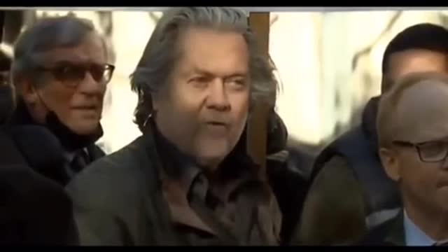 Bannon turns self in on contempt charges and has a message for everyone!