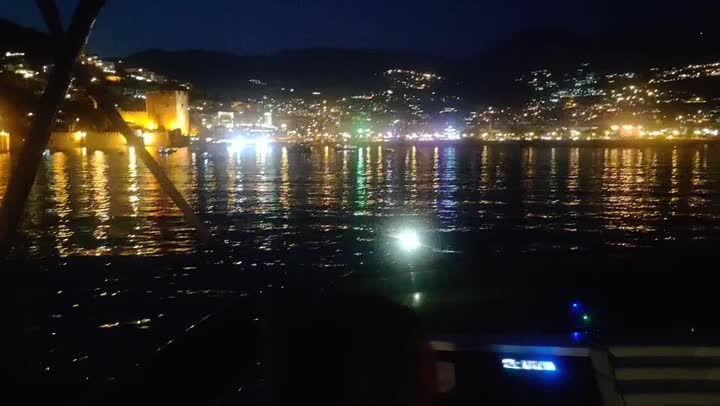 Alanya city at night