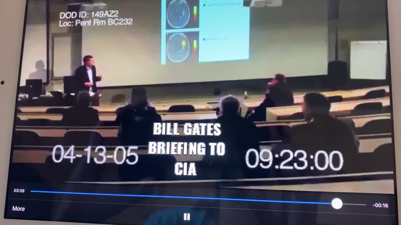 Bill Gates briefing C.I.A.