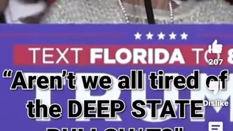 Trump Rally in FL, Barr yells BULLSHIT