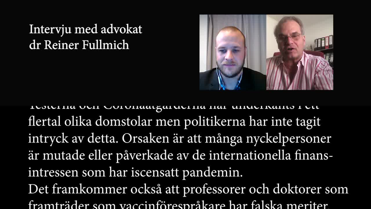 211010_01_A Intervju med advokat dr Reiner Fullmich om bedrägeriet med coronapandemin