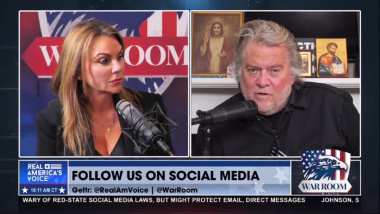 Bannon trying real hard to talk Lara Logan into running for Congress