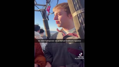 This Is Why You Should NEVER Propose In A Hot Air Balloon