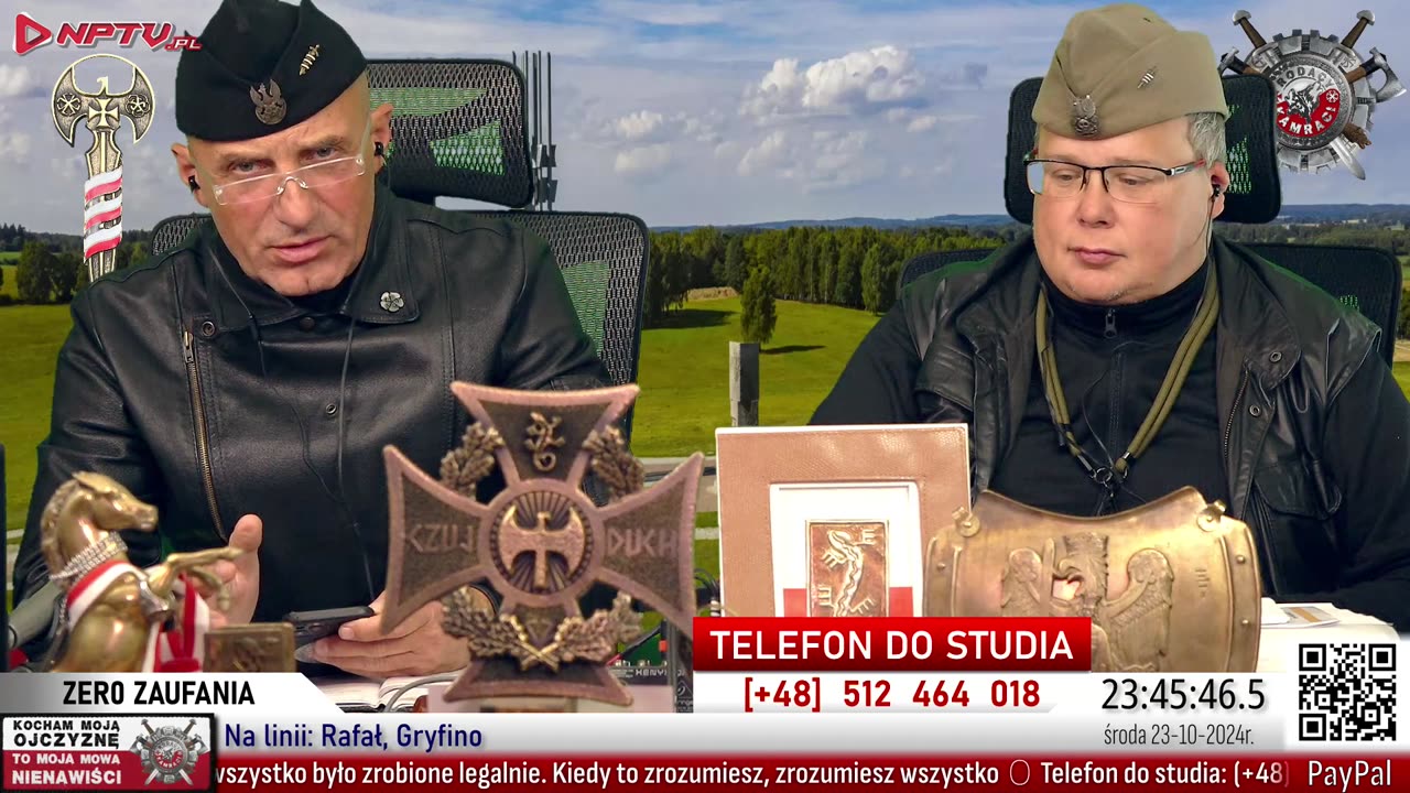 ZER0 Zaufania. Śr 23.10.2024r. W. Olszański, M. Osadowski Rodacy Kamraci NPTV.pl