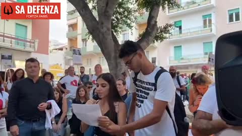 Relazione studenti manifestazione no green pass CA 11/9/21