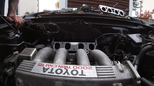 HOW TO INSTALL UPPER INLET MANIFOLD ON TOYOTA MR2 PART 1