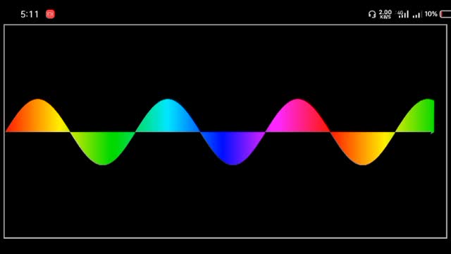 Sine wave Python turtle graphic design