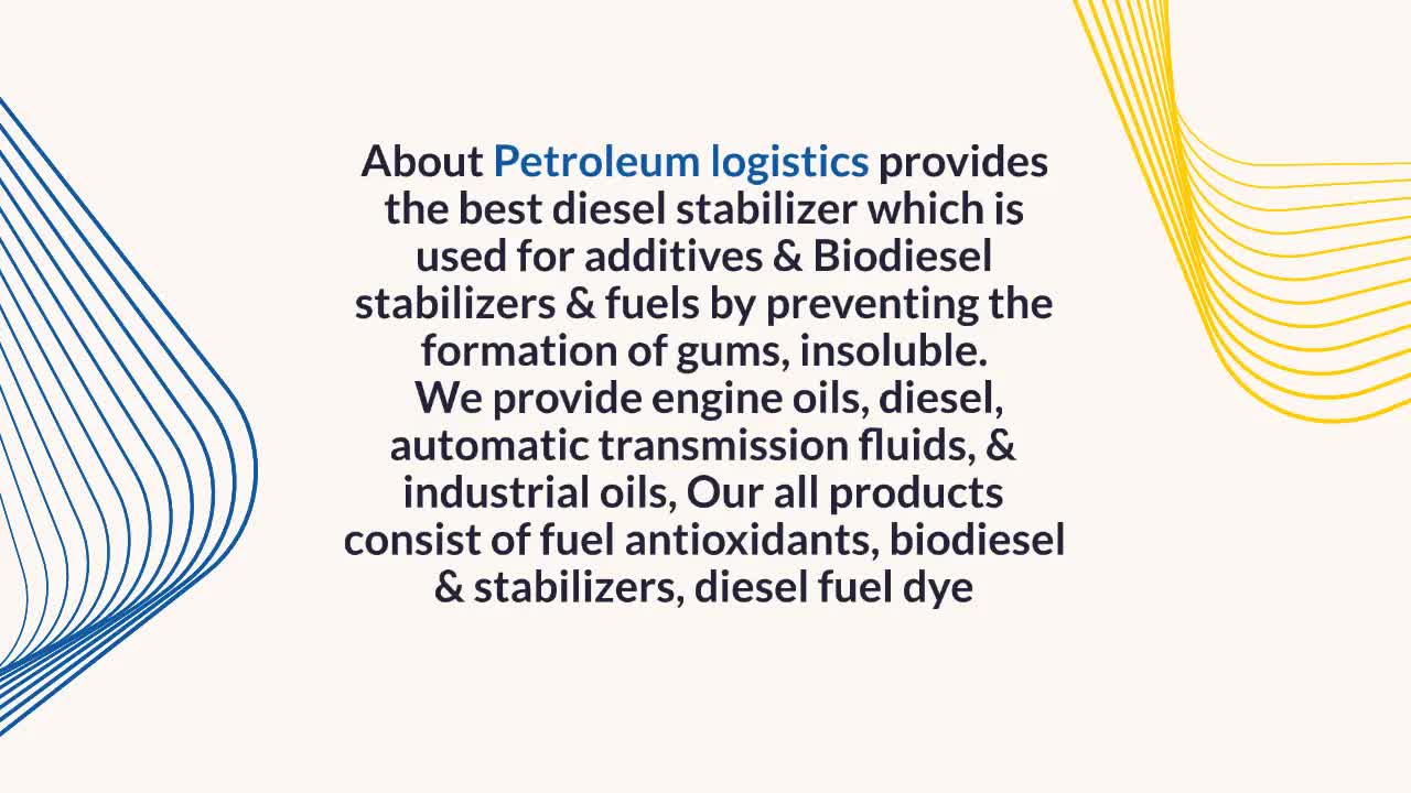 Top 5 Biodiesel Antioxidants | Petroleum Logistics