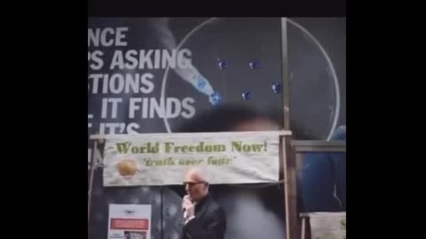 Peaceful protest in front of Pfizer's old HQ