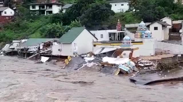 Umhlatuzana Hindu temple washed away