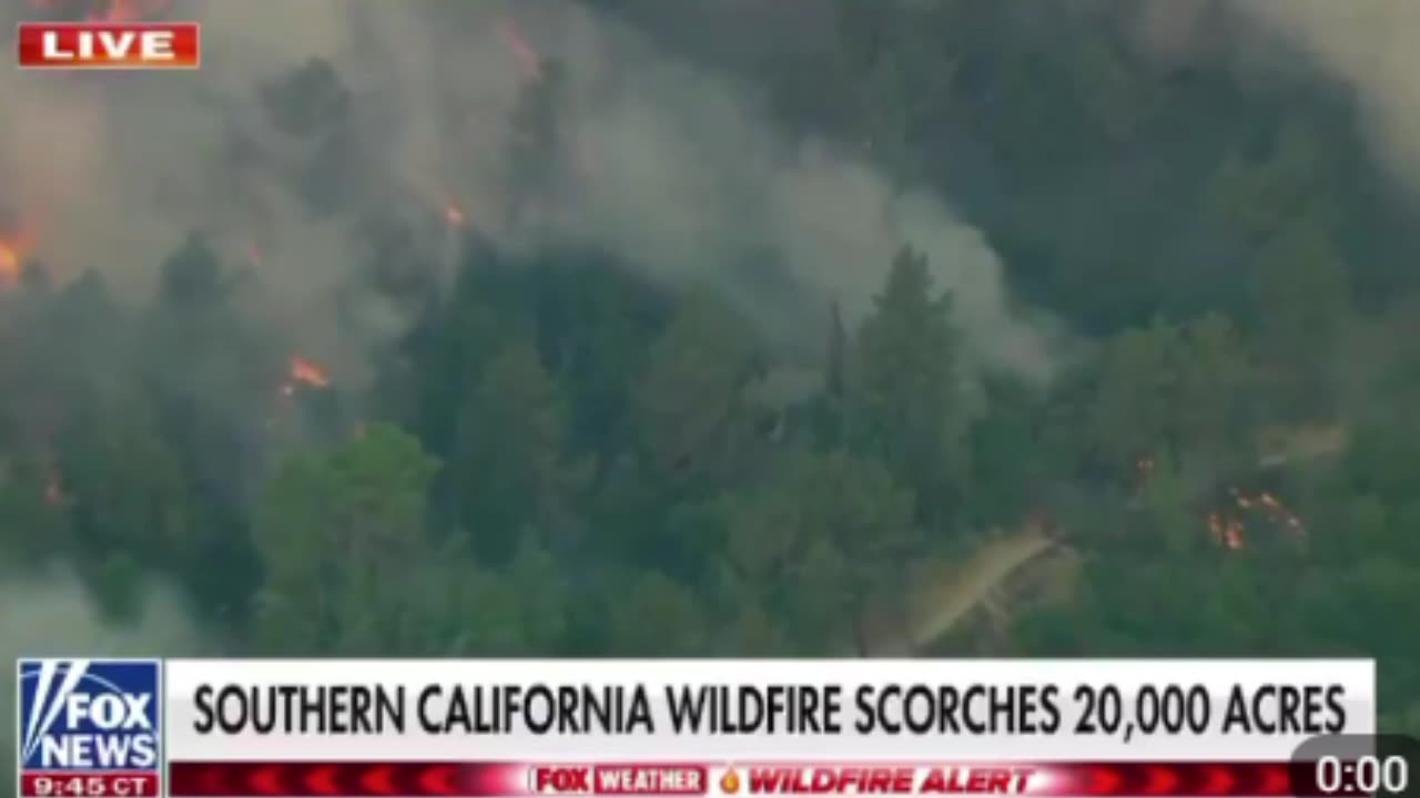 BREAKING: A "Wildfire" in Southern California