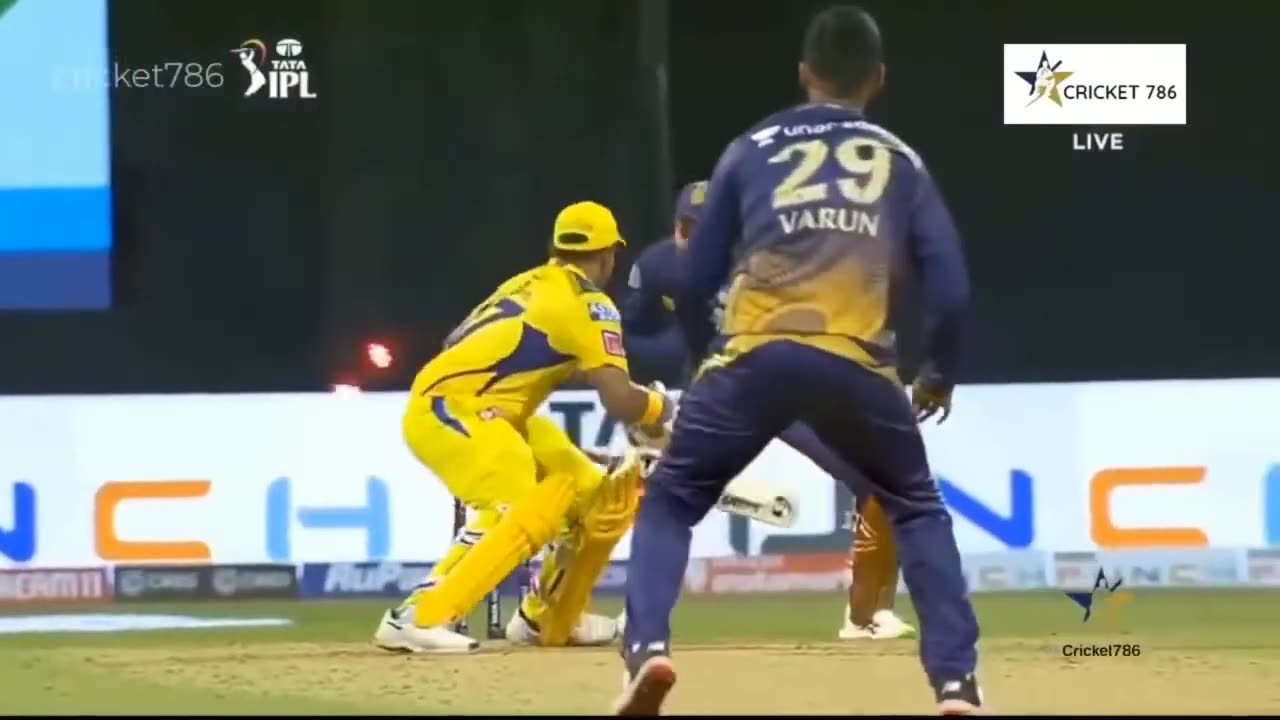 MS Dhoni T20 highlights csk vs kkr