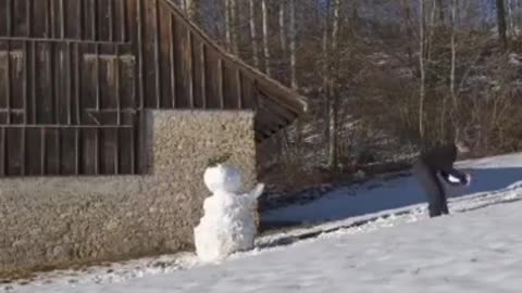 Making a house out of snow