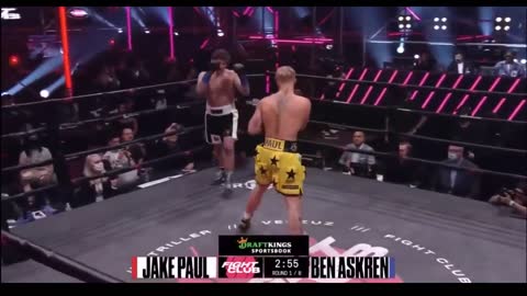 Jake Paul knocks out Ben Askren in first round during an exhibition boxing match