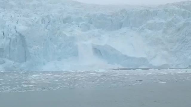 Calving Glacier in Alaska