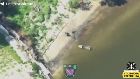 🚀 Ukraine Russia War | Ukrainian Drone Strikes: Russians Embarking from Boat | RCF