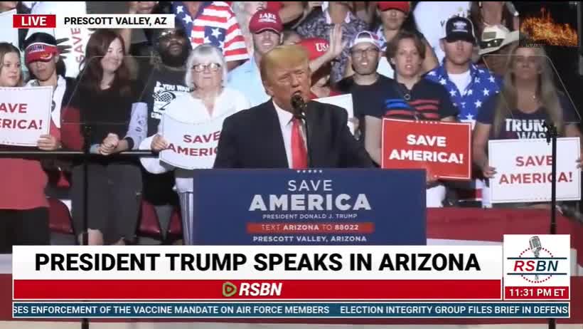 PRESIDENT TRUMP RALLY AZ July 22, 2022