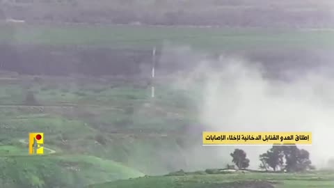 Hezbollah fighters target an infantry force of the Israeli army in the Wazzani area