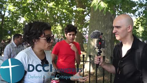 Conversation with an Ex-Muslim. Criminal Damage! Speakers Corner