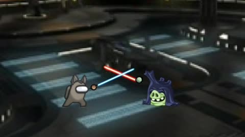 Vexst Jeffo Among Us vs Darth Sidious Angry Birds