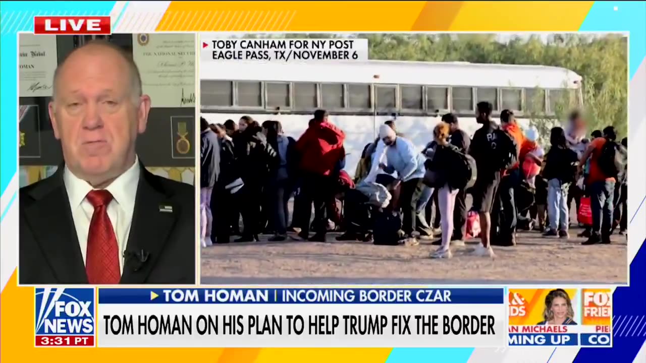 Tom Homans’ Mission Objectives - Secure Border, Mass Deportation, Find Children