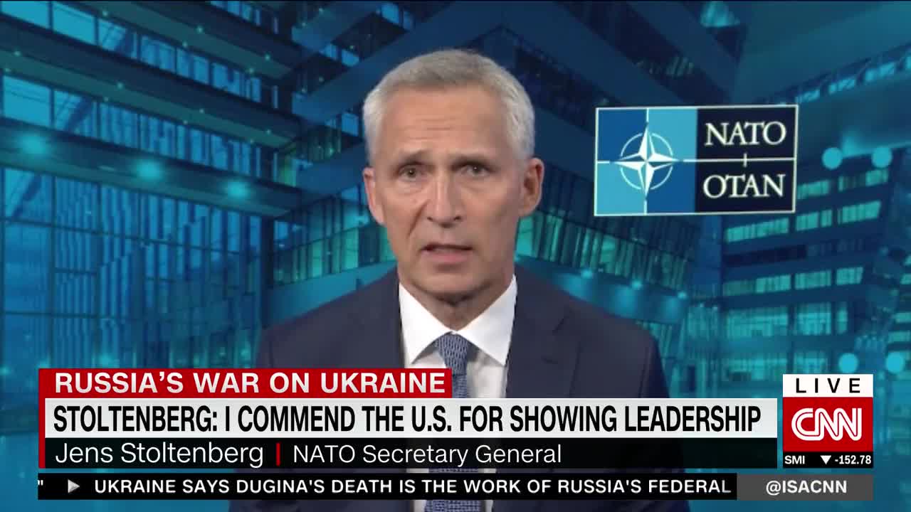 Stoltenberg said on CNN "we need to prepare for the long haul."