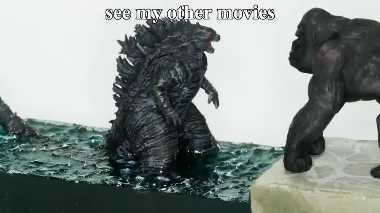 Godzilla vs. Kong Diorama RESIN ART