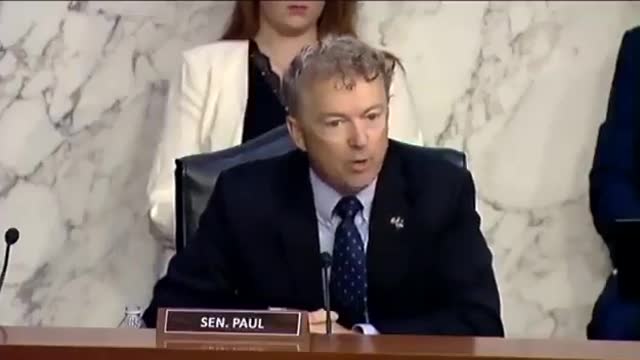 Senator Rand Paul DESTROYS HHS Secretary Xavier Becerra