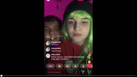 The making of Cute Bitch by Rizha (instagram live)