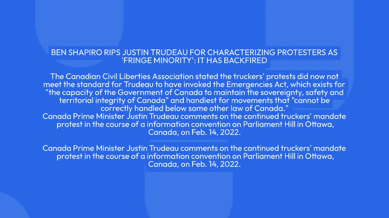 Canadian civil liberties organizations reply to Trudeau invoking Emergencies Act