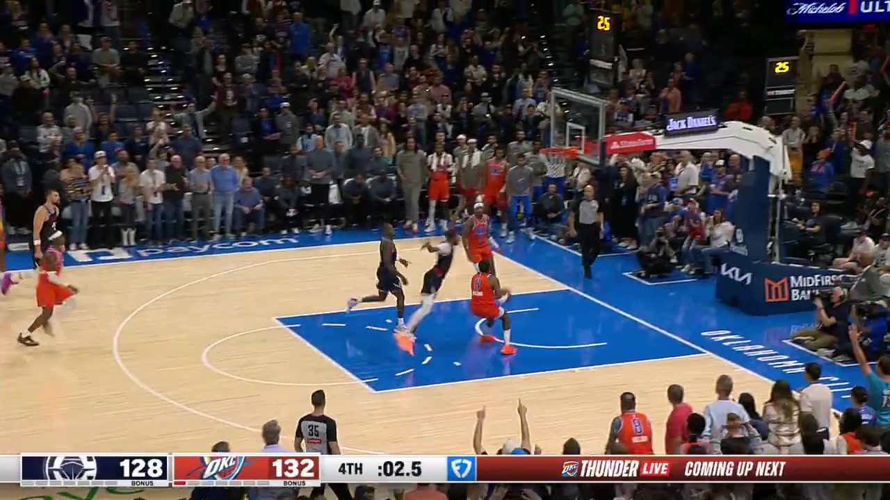 JALEN WILLIAMS CLOSES THE SHOW! OKC Thunder’s game-winning dunk is jaw-dropping.