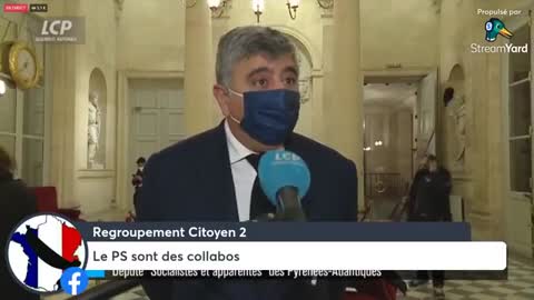 Aurélien Taché en direct de l´Assemblé Nationale. Macron je vais emmerder les non vaccinés