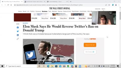 KABOOM!!!!! Elon Rightfully Says He Will Reinstate Trump's Account on Twitter