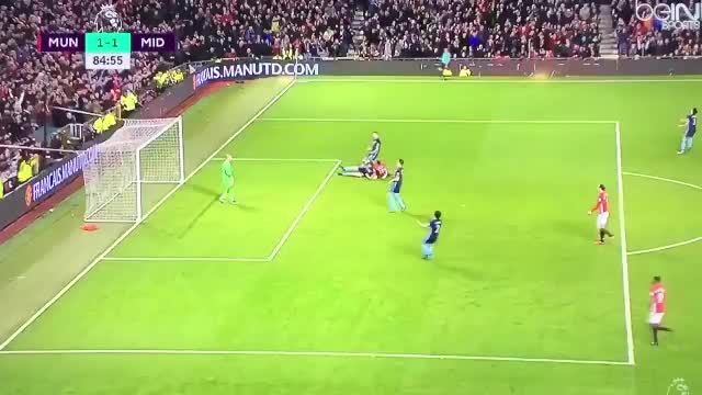 Anthony Martial amazing goal vs Middlesbrough