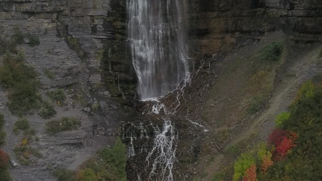 Beautiful Waterfall in Fall