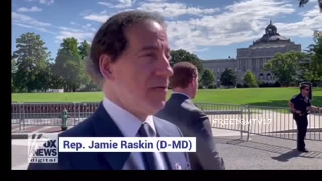 Rep. Jamie Raskin lying and crying