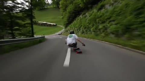 amazing skateboarding skills.