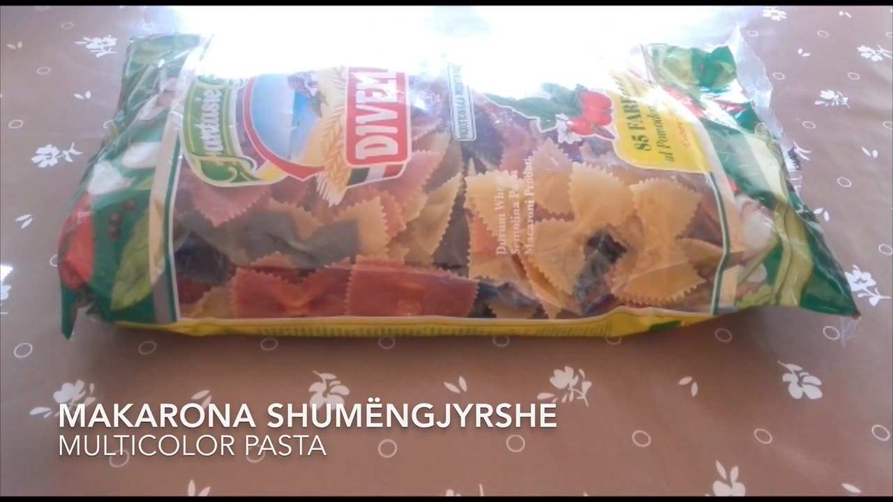 MAKARONA ME 3 NGJYRA ME MISH PULE DHE ZARZAVATE!_ MULTICOLOR PASTA ! - shumë e shijsme , PROVOJENI !