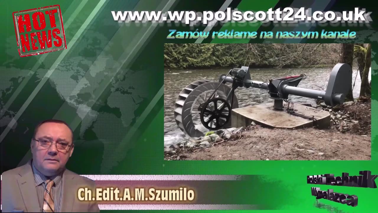 Turbina " poza " rzeką - Hydro energy