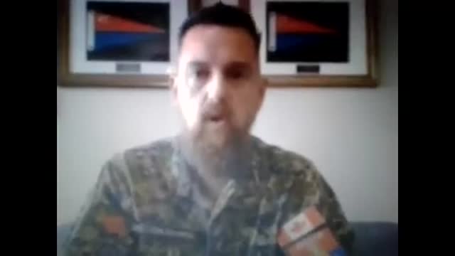 CANADIAN ARMY OFFICER SPEAKS OUT AGAINST TYRANNY