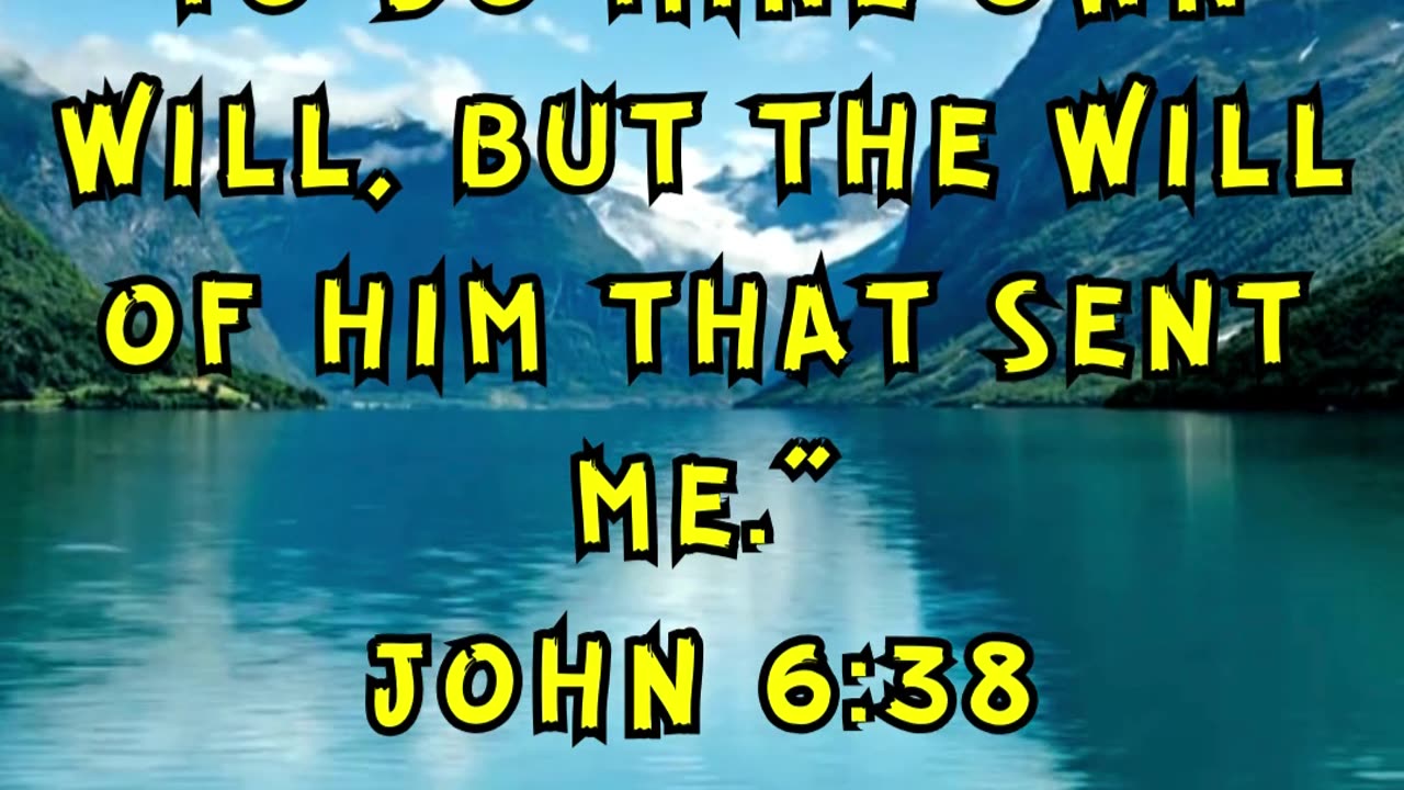 John 6:38