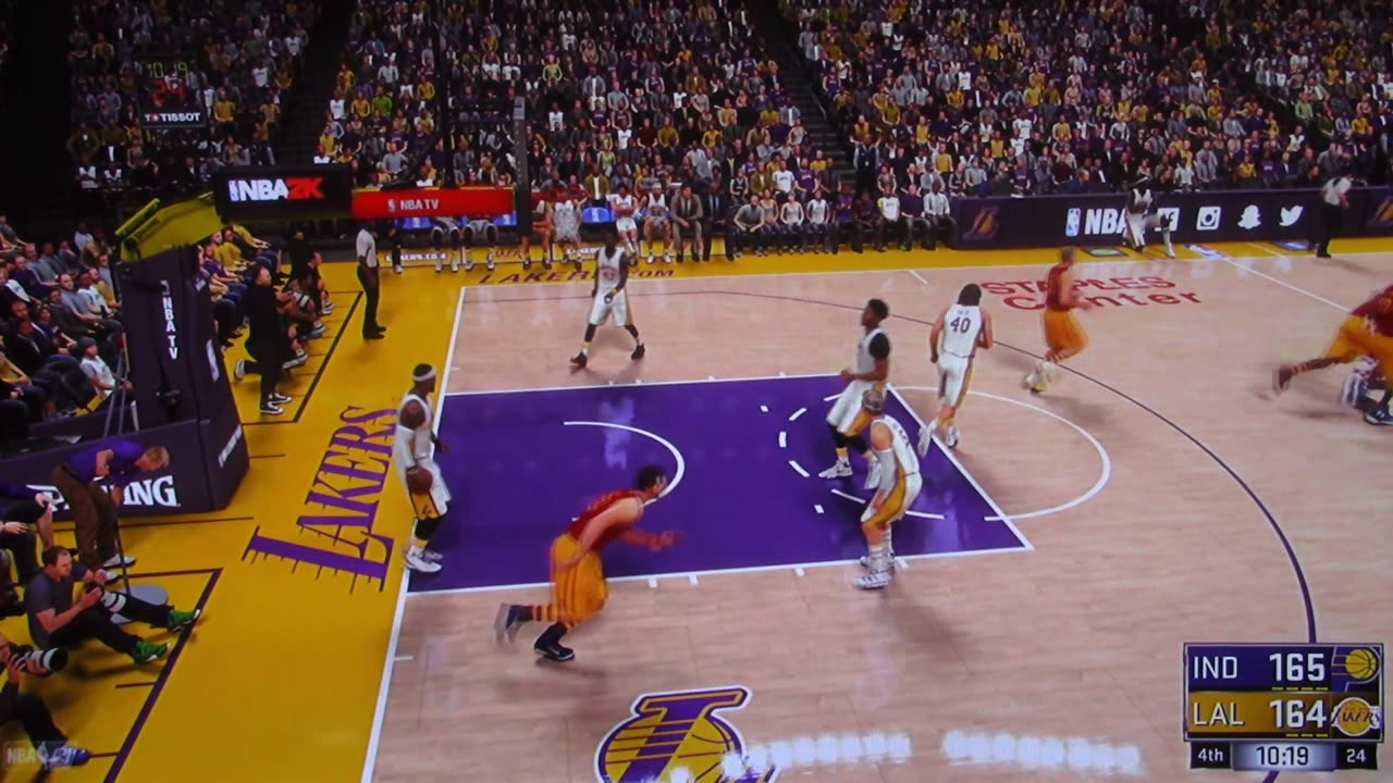 NBA2K: Indiana Pacers vs Los Angeles Lakers (Dunks-Buzzer Beater)