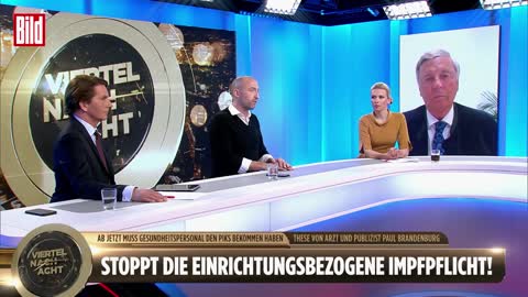 BILD TV: „Stoppt die einrichtungsbezogene Impfpflicht“ | Paul Brandenburg | Viertel Nach Acht