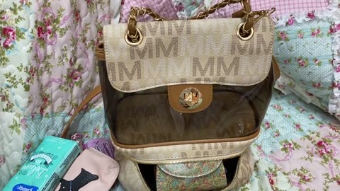 What's in my Judith Clear Backpack by Mia K. The MKF Collection.