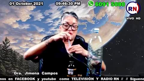 La Dra. Jimena Campos explica cómo se usa el dióxido de cloro