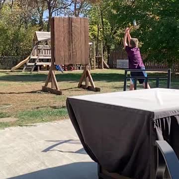 Supervised Hatchet Throwing