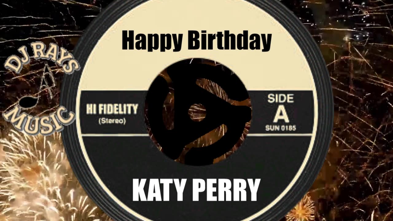 HAPPY BIRTHDAY KATY PERRY